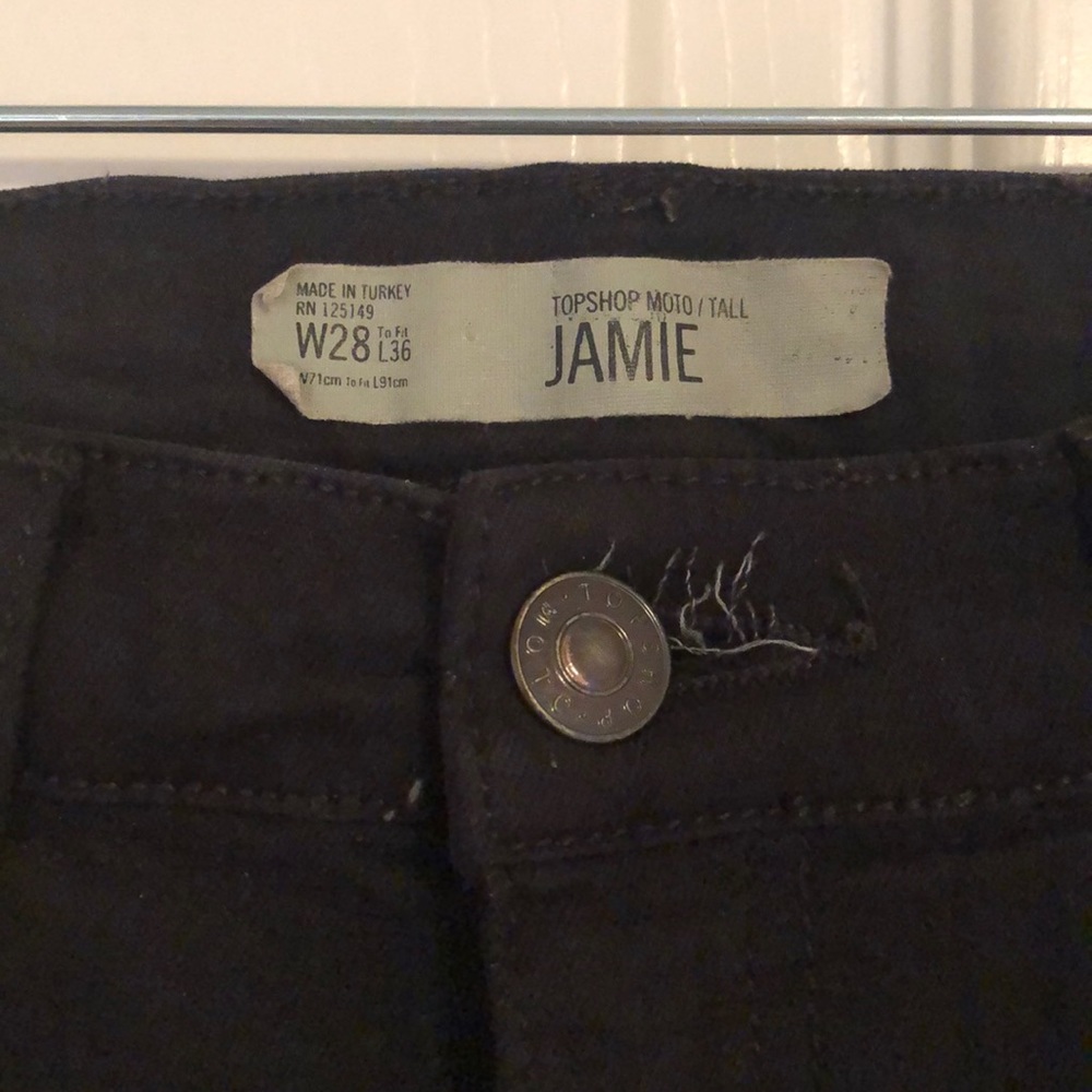 Topshop Jamie Distressed Skinny Jean - Picture 4 of 4
